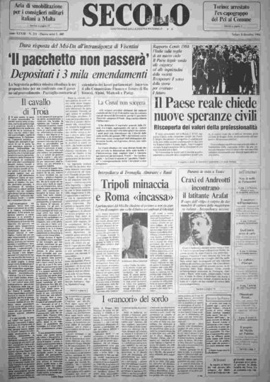 sabato 8 dicembre 1984