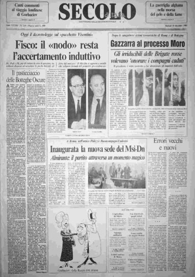 martedì 18 dicembre 1984