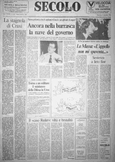 domenica 23 dicembre 1984