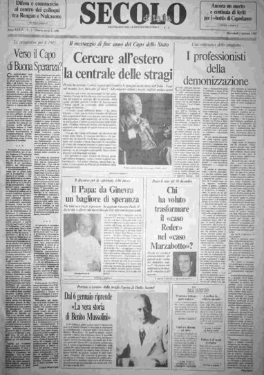 mercoledì 2 gennaio 1985