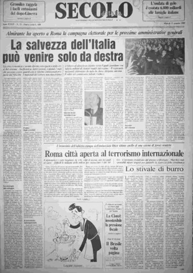 martedì 15 gennaio 1985