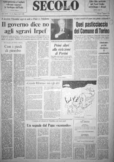 giovedì 17 gennaio 1985