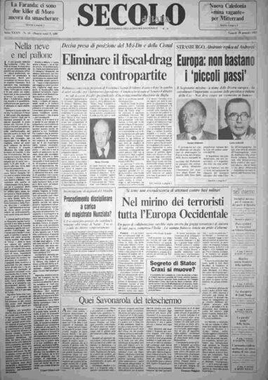 venerdì 18 gennaio 1985