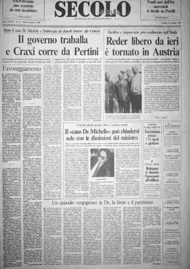 venerdì 25 gennaio 1985