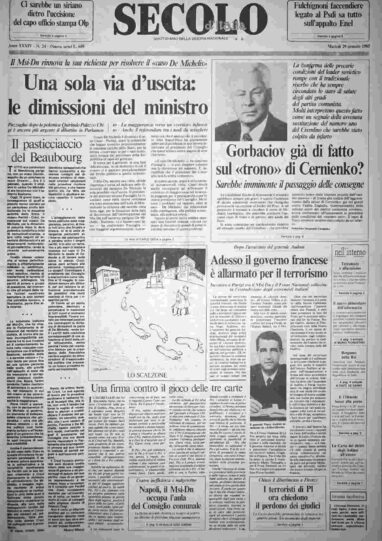 martedì 29 gennaio 1985