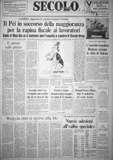 domenica 17 febbraio 1985