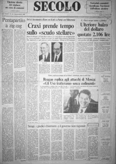 sabato 23 febbraio 1985