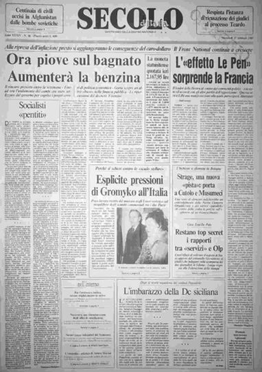 mercoledì 27 febbraio 1985