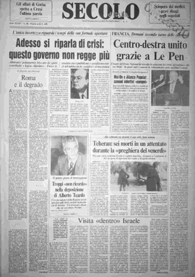 sabato 16 marzo 1985