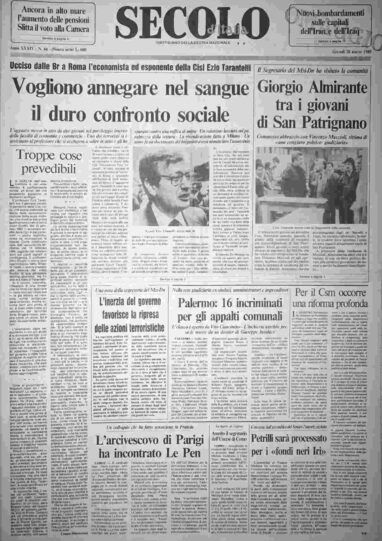 giovedì 28 marzo 1985