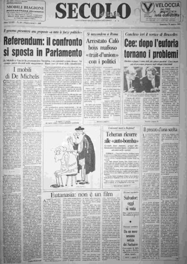 domenica 31 marzo 1985