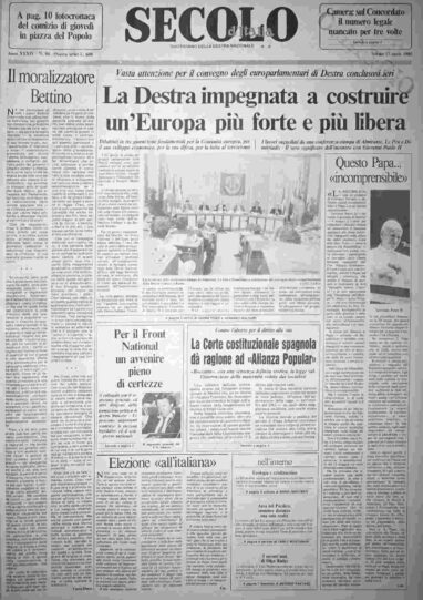 sabato 13 aprile 1985