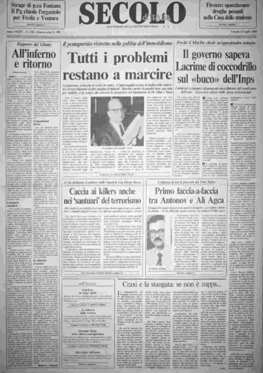 venerdì 12 luglio 1985