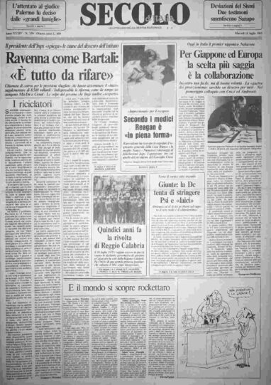 martedì 16 luglio 1985