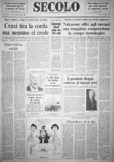 giovedì 18 luglio 1985