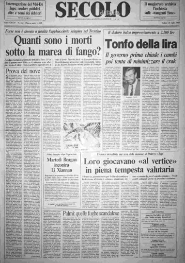 sabato 20 luglio 1985