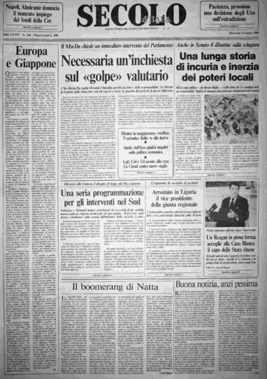 mercoledì 24 luglio 1985
