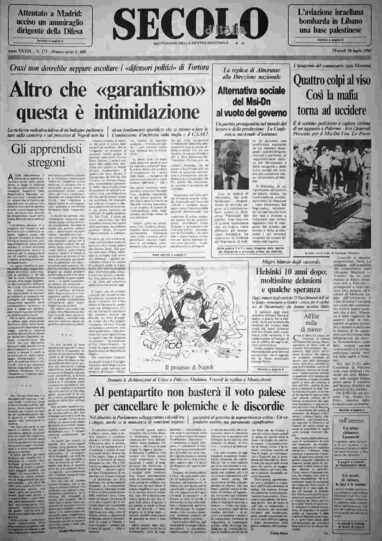 martedì 30 luglio 1985