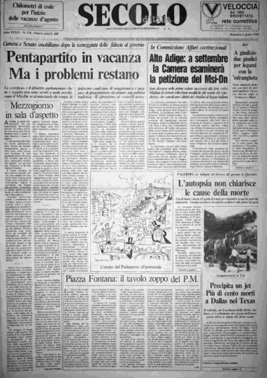domenica 4 agosto 1985