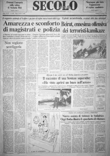 giovedì 15 agosto 1985