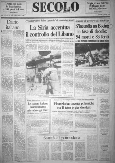 venerdì 23 agosto 1985