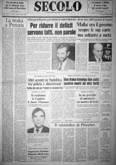 venerdì 30 agosto 1985