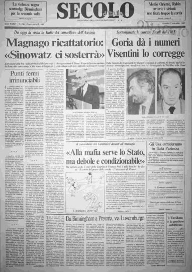giovedì 12 settembre 1985