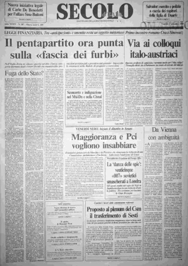 venerdì 13 settembre 1985