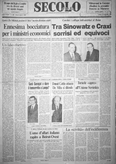 sabato 14 settembre 1985