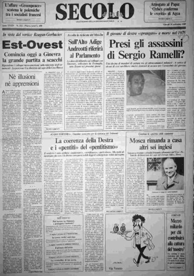 giovedì 19 settembre 1985