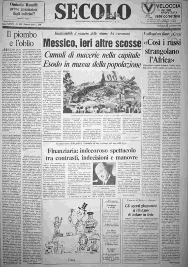 domenica 22 settembre 1985
