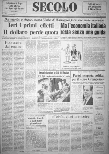 martedì 24 settembre 1985
