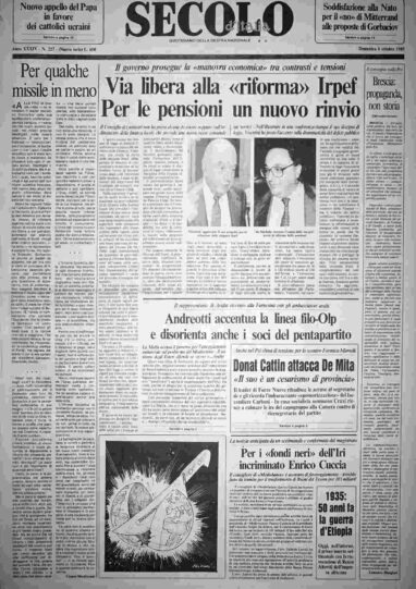 domenica 6 ottobre 1985