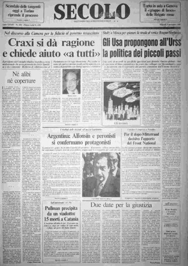 martedì 5 novembre 1985