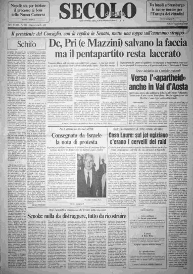 sabato 9 novembre 1985