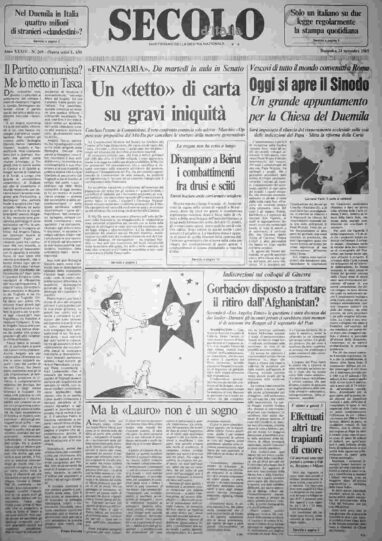 domenica 24 novembre 1985