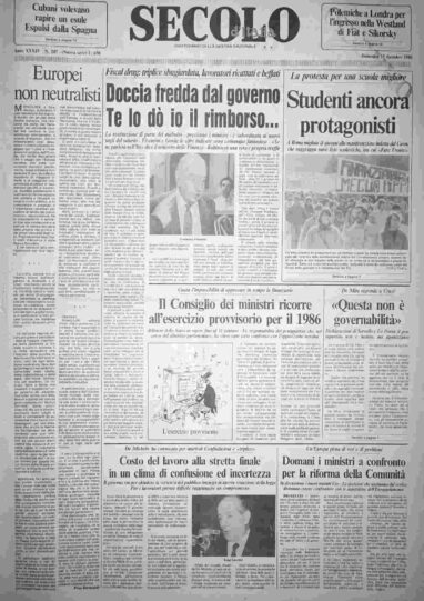 domenica 15 dicembre 1985