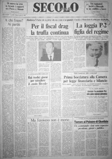 venerdì 20 dicembre 1985