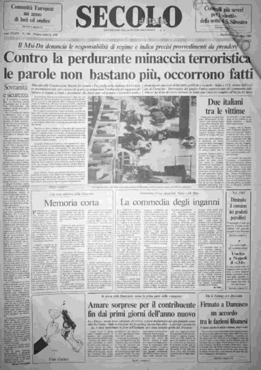 domenica 29 dicembre 1985