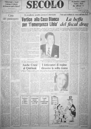 domenica 5 gennaio 1986