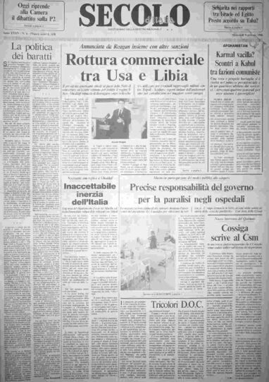 mercoledì 8 gennaio 1986