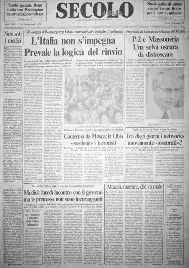 venerdì 10 gennaio 1986