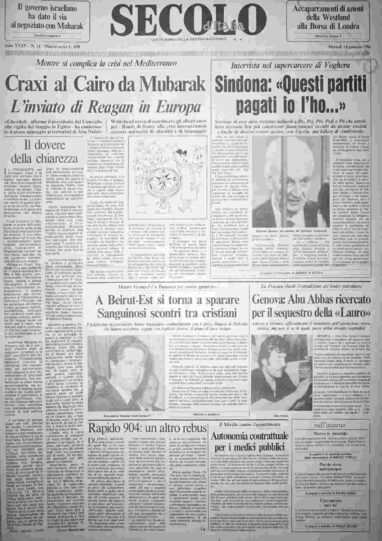 martedì 14 gennaio 1986