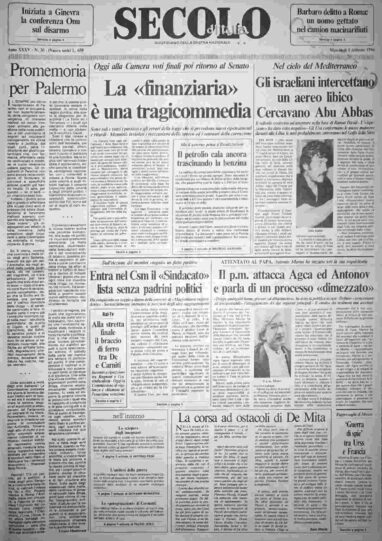 mercoledì 5 febbraio 1986