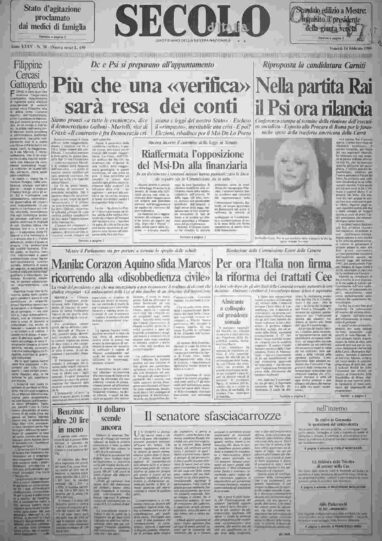 venerdì 14 febbraio 1986