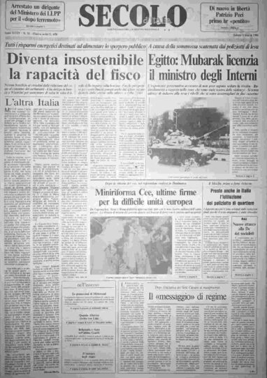 sabato 1 marzo 1986