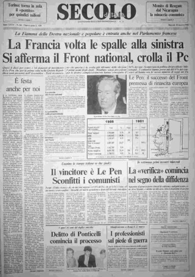 martedì 18 marzo 1986