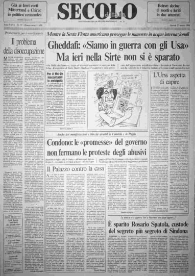 giovedì 27 marzo 1986