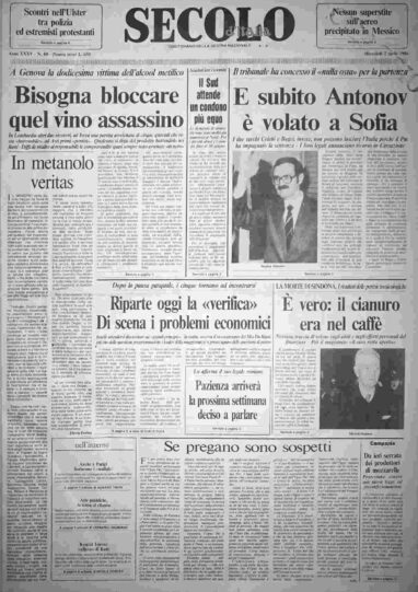 mercoledì 2 aprile 1986