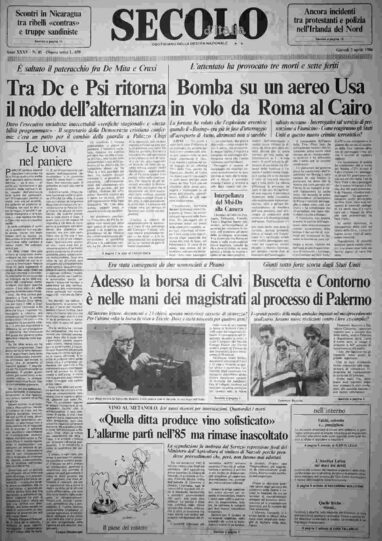 giovedì 3 aprile 1986